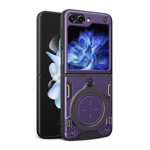 Techsuit - CamGuard Pro - Samsung Galaxy Z Flip5 - Lila tok Techsuit - CamGuard Pro - Samsung Galaxy Z Flip5 - Lila tok