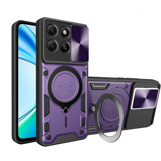 Techsuit - CamGuard Pro - Honor X5b - Lila tok Techsuit - CamGuard Pro - Honor X5b - Lila tok