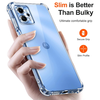  Techsuit - Ütésálló Átlátszó Szilikon - Motorola Moto G71 5G - Átlátszó tok - 1. kép