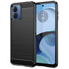  Techsuit - Szénszálas Szilikon - Motorola Moto G14 - Fekete tok thumbnail