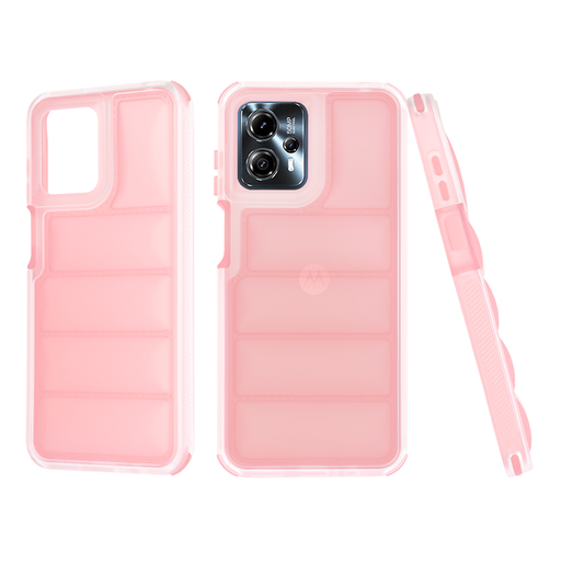 Techsuit - Hullám Pajzs - Motorola Moto G13 / G23 / G53 - Rózsaszín tok Techsuit - Hullám Pajzs - Motorola Moto G13 / G23 / G53 - Rózsaszín tok