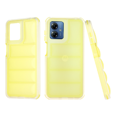  Techsuit - Hullám Pajzs - Motorola Moto G14 - Sárga tok