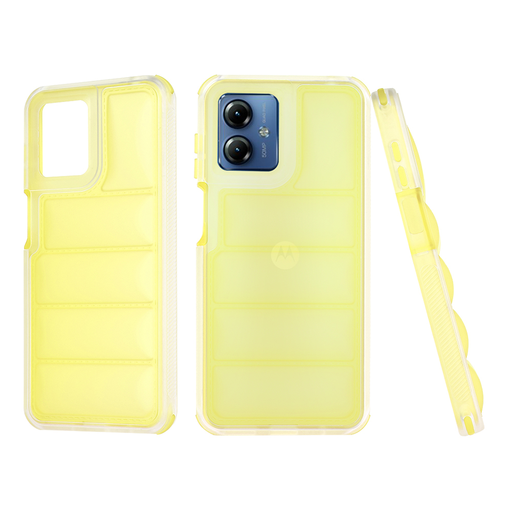 Techsuit - Hullám Pajzs - Motorola Moto G14 - Sárga tok Techsuit - Hullám Pajzs - Motorola Moto G14 - Sárga tok