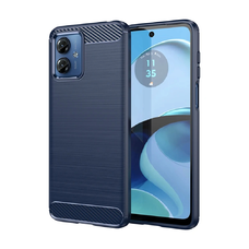  Techsuit - Karbonszilikon - Motorola Moto G14 - Kék tok