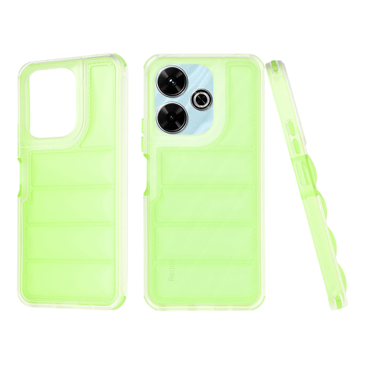 Techsuit - Hullám Pajzs - Xiaomi Redmi 13 / Poco M6 4G - Zöld tok Techsuit - Hullám Pajzs - Xiaomi Redmi 13 / Poco M6 4G - Zöld tok