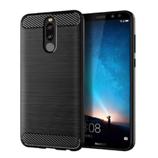  Techsuit - Karbon Szilikon - Huawei Mate 10 Lite - Fekete tok