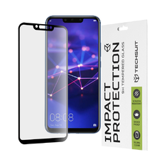  Techsuit - 111D Teljes Lefedés / Teljes Ragasztás Üveg - Huawei Mate 20 Lite / Nova 3 / Nova 3i / P Smart Plus - Fekete üvegfólia