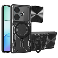  Techsuit - CamGuard Pro - Xiaomi Redmi 13 / Poco M6 4G - Fekete tok