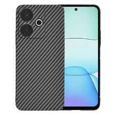  Techsuit - Karbonit Szálhéj - Xiaomi Redmi 13 / Poco M6 4G - Fekete tok