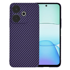  Techsuit - Karbonit Szálhéj - Xiaomi Redmi 13 / Poco M6 4G - Lila tok