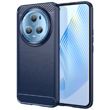  Techsuit - Szénszilikon - Honor Magic5 Pro - Kék tok