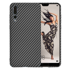  Techsuit - Carbonit Szálas Ház - Huawei P20 Pro - Fekete tok