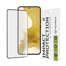 Techsuit - 111D Teljes Fedés / Teljes Ragadás Üveg - Samsung Galaxy S22 Plus 5G / S23 Plus - Fekete