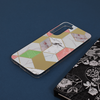  Techsuit - Márvány Sorozat - Samsung Galaxy S22 Plus - Lila Hatszög tok - 2. kép