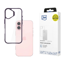 3mk Satin Armor Case+ Lila tok Apple iPhone 16 - átlátszó