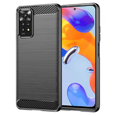 Techsuit - Karbónsilikón - Xiaomi Redmi Note 11 Pro 4G / Note 11 Pro 5G / Note 12 Pro 4G - Čierne puzdro Techsuit - Karbónsilikón - Xiaomi Redmi Note 11 Pro 4G / Note 11 Pro 5G / Note 12 Pro 4G - Čierne puzdro