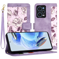  Techsuit - FlipCraft - Xiaomi Redmi Note 12 Pro 5G - Titokzatos lila tok