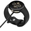  Techsuit - Vezeték nélküli töltőkábel okosórához (THC5) - Google Pixel Watch 3 (41 mm, 45 mm) / 2 / Fitbit Ace LTE típusú, Type-C - Fekete - 1. kép