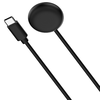  Techsuit - Vezeték nélküli töltőkábel okosórához (THC5) - Google Pixel Watch 3 (41 mm, 45 mm) / 2 / Fitbit Ace LTE típusú, Type-C - Fekete - 3. kép