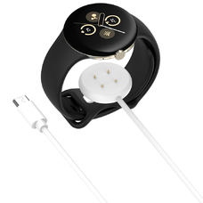  Techsuit - Okosóra Vezeték nélküli Töltőkábel (THC5) - Google Pixel Watch 3 (41 mm, 45 mm) / 2 / Fitbit Ace LTE, Type-C - Fehér