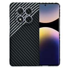  Techsuit - Karbonit Szálhéj - Xiaomi Redmi Note 14 Pro - Lopakodó Szürke tok