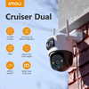  Imou - Kültéri Kamera Cruiser Dual (IPC-S7XP-8M0WED-0360B) - 8MP, Kétirányú Beszélgetés, Emberi Érzékelés, Éjszakai Látás, IP66 - Fehér - 2. kép