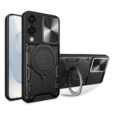  Techsuit - CamGuard Pro - Samsung Galaxy S25 Edge - Fekete tok