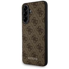 Guess 4G Metal Gold Logo tok Samsung Galaxy A56-hoz - Barna