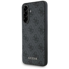 Guess 4G Metal Gold Logo tok Samsung Galaxy A56 - Fekete