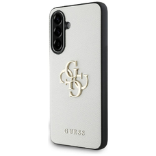 Guess Grained Big 4G Logo Small Classic Logo tok Samsung Galaxy A56 készülékhez - bézs