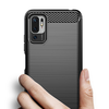  Techsuit - Szénszálas Szilikon - Xiaomi Redmi Note 10 5G / Poco M3 Pro 5G - Fekete tok - 0. kép