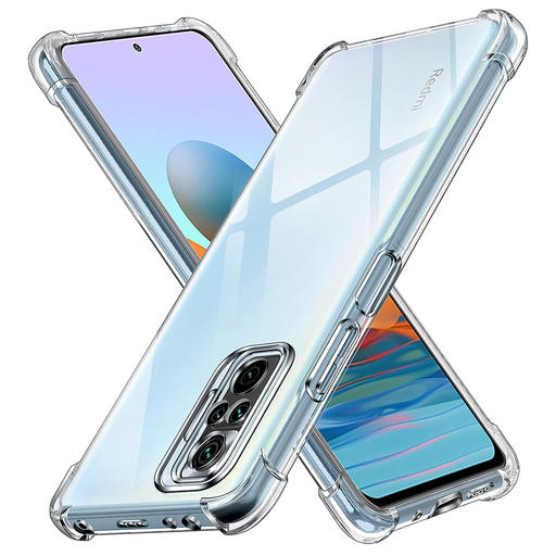 Techsuit - Ütésálló Átlátszó Szilikon - Xiaomi Redmi Note 10 Pro / Note 10 Pro Max - Átlátszó tok Techsuit - Ütésálló Átlátszó Szilikon - Xiaomi Redmi Note 10 Pro / Note 10 Pro Max - Átlátszó tok