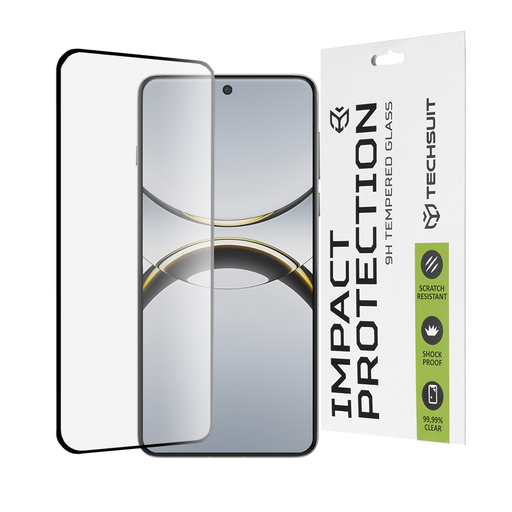 Techsuit - 111D Teljes Fedés / Teljes Ragasztású Üveg / 3D Ívelt Képernyő - Oppo Find X8 Pro - Fekete üvegfólia Techsuit - 111D Teljes Fedés / Teljes Ragasztású Üveg / 3D Ívelt Képernyő - Oppo Find X8 Pro - Fekete üvegfólia