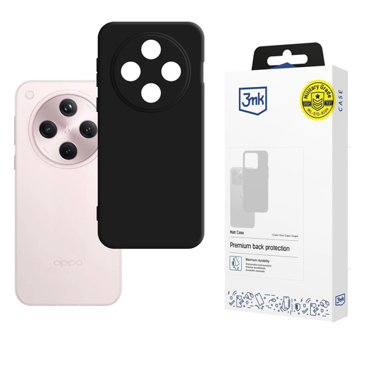 3mk Matt tok Oppo Find X8 - fekete 3mk Matt tok Oppo Find X8 - fekete