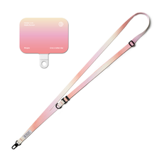  Ringke - Holder Link Snap Hook Lanyard Szíj - Keresztpántos Nyakpánt Telefon Tokokhoz - Aloha Naplemente