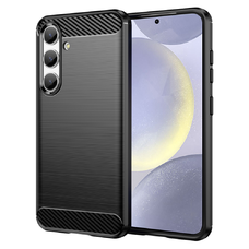  Techsuit - Karbon Szilikon - Samsung Galaxy S24 - Fekete tok