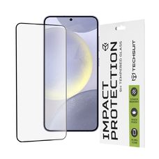  Techsuit - 111D Teljes Felületű / Teljes Ragasztású Üveg - Samsung Galaxy S24 Plus - Fekete üvegfólia