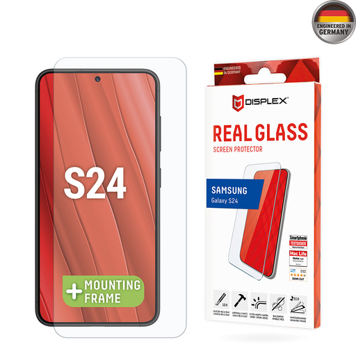 Displex - Prémium Valódi Üveg 2D - Samsung Galaxy S24 - Átlátszó üvegfólia Displex - Prémium Valódi Üveg 2D - Samsung Galaxy S24 - Átlátszó üvegfólia