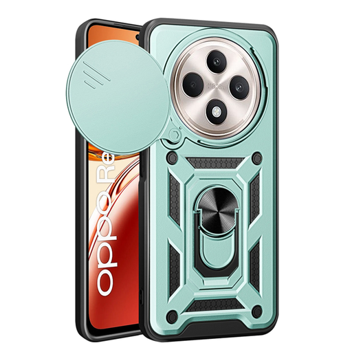 Techsuit - CamShield Sorozat - Oppo Reno12 F 4G / Reno12 F 5G / Reno12 FS - Zöld tok Techsuit - CamShield Sorozat - Oppo Reno12 F 4G / Reno12 F 5G / Reno12 FS - Zöld tok