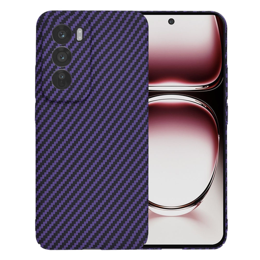 Techsuit - Karbonit Szálhéj - Oppo Reno12 Pro - Lila tok Techsuit - Karbonit Szálhéj - Oppo Reno12 Pro - Lila tok