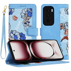  Techsuit - FlipCraft - Oppo Reno12 Pro - Vibráló Kék tok