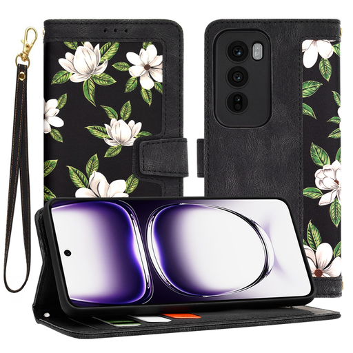 Techsuit - FlipCraft - Oppo Reno12 - Hajnal virágai tok Techsuit - FlipCraft - Oppo Reno12 - Hajnal virágai tok