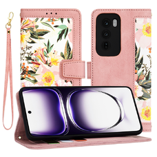  Techsuit - FlipCraft - Oppo Reno12 - Édes Rózsaszín tok