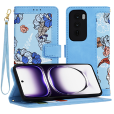  Techsuit - FlipCraft - Oppo Reno12 - Vibrant Kék tok