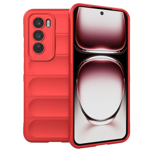 Techsuit - Varázspajzs - Oppo Reno12 Pro - Piros tok Techsuit - Varázspajzs - Oppo Reno12 Pro - Piros tok
