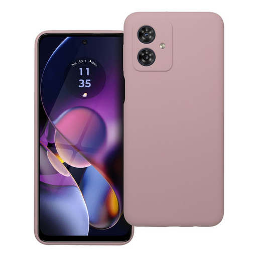 SILICONE 2mm tok Motorola Moto G54 5G készülékhez homok rózsaszín SILICONE 2mm tok Motorola Moto G54 5G készülékhez homok rózsaszín
