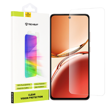  Techsuit - Clear Vision Üveg - Oppo Reno12 F 4G / Reno12 F 5G / Reno12 FS - Átlátszó üvegfólia