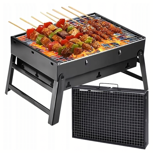 Összecsukható kerti kemping grill RC-K-933 fekete