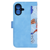  Techsuit - FlipCraft - iPhone 16 - Élénk Kék tok - 0. kép