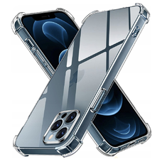 Techsuit - Ütésálló Átlátszó Szilikon - iPhone 12 Pro Max - Átlátszó tok